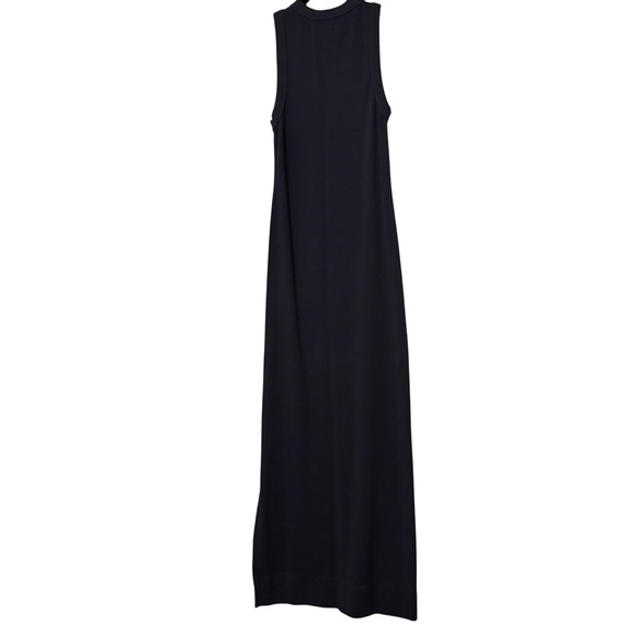 Rowan Dylan Knit Cotton Modal Side Slit Midi Tank Dress XS Slate - Picture 7 of 9